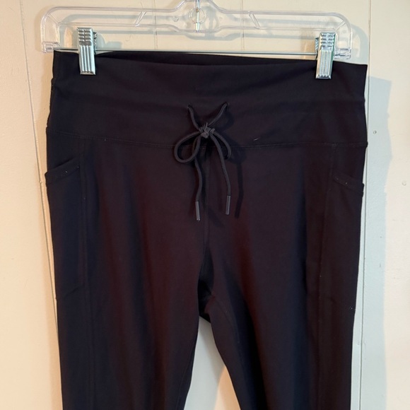 Ladies Spyder Active Black Side Pocket High Rise Jiggers, Size M - Picture 2 of 9